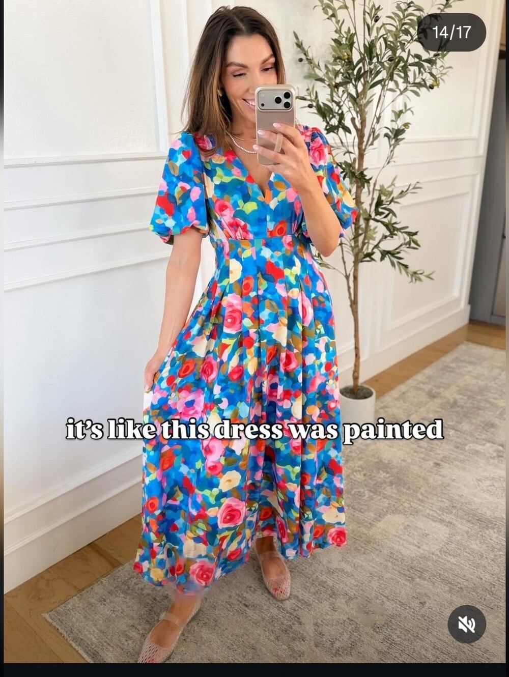 Bright Floral Influencer Dress - Picture 11 of 13